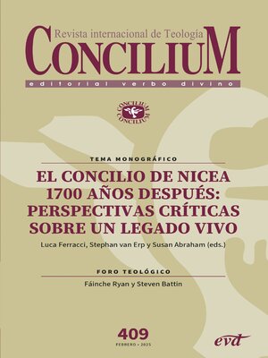 cover image of El Concilio de Nicea 1700 años después